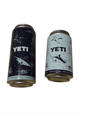 Yeti Pop Top Stash Cans- Set Of 2- Sportsman/Winter Skies Limited Edtion